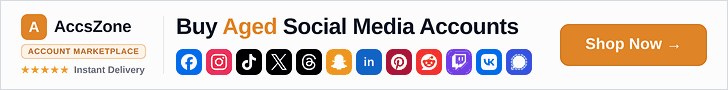 AccsZone — aged social media accounts (sponsored)