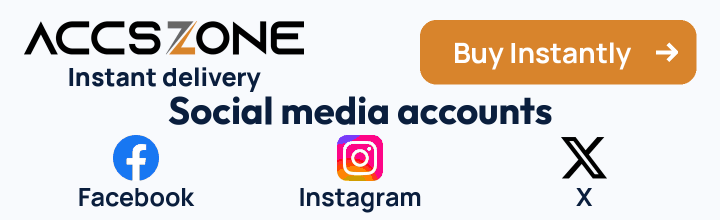 AccsZone — social media, ads, dating and gift-card accounts, instant delivery
